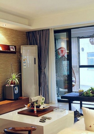 120平唯美中式三居设计效果图