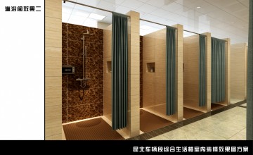 昆北车辆段综合生活楼室内装修效果图案例0