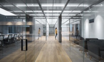 1000平紫龙游戏办公室设计0