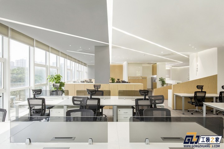 鄂尔多斯健康研发中心办公室装修300平装修案例