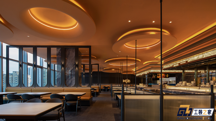 北京西安海鲜自助餐厅装修设计案例装修案例